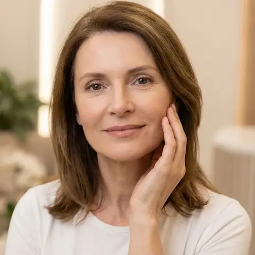 Happy facelift surgery patient from UK sharing positive review and natural results in Turkey